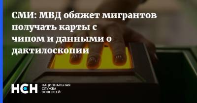 СМИ: МВД обяжет мигрантов получать карты с чипом и данными о дактилоскопии - nsn.fm - Россия