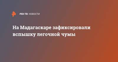На Мадагаскаре зафиксировали вспышку легочной чумы - ren.tv - Мадагаскар
