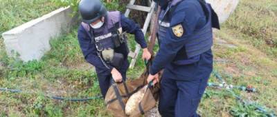 В Краматорском районе пиротехники ГСЧС изъяли бомбу времен Второй мировой войны - w-n.com.ua - Краматорск - Донецкая обл.