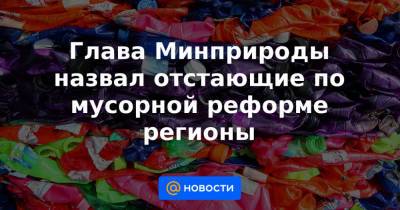 Владимир Путин - Глава Минприроды назвал отстающие по мусорной реформе регионы - news.mail.ru - Россия - Орловская обл. - Челябинская обл. - Костромская обл. - Ярославская обл. - Калининградская обл. - Ставрополье - Новгородская обл. - Ивановская обл.