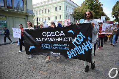 В Одессе прошел марш в защиту животных: пришли сотни одесситов со своими четвероногими питомцами (фоторепортаж) - odessa-life.od.ua - Украина - Одесса