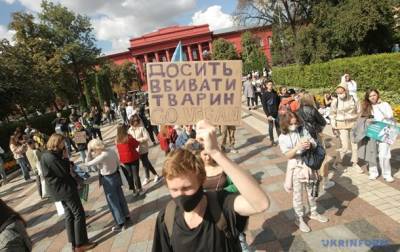 В Киеве прошел Марш за права животных - korrespondent.net - Украина - Киев - Антарктида - станция Академик Вернадский