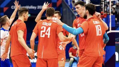 Российские волейболисты второй раз подряд победили на чемпионате Европы - iz.ru - Россия - Израиль - Турция - Эстония - Польша - Испания - Финляндия - Чехия - Македония - Голландия