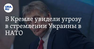 Владимир Путин - Дмитрий Песков - Владимир Украин - В Кремле увидели угрозу в стремлении Украины в НАТО - ura.news - Москва - Россия - Украина