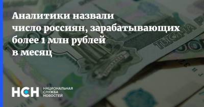 Аналитики назвали число россиян, зарабатывающих более 1 млн рублей в месяц - nsn.fm - Москва