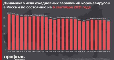 За сутки в России выявили 17856 новых случаев COVID-19 - profile.ru - Москва - Россия - Санкт-Петербург - Московская обл. - Свердловская обл.