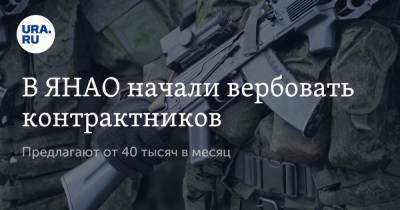 В ЯНАО начали вербовать контрактников. Предлагают от 40 тысяч в месяц - ura.news - Тюмень - окр. Янао