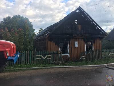 В Ошмянском районе мужчина, проходя мимо горящего дома, спас односельчанина из огня - grodnonews.by - Белоруссия - район Ошмянский