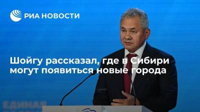 Сергей Шойгу - Министр обороны Шойгу: между Братском и Красноярском можно построить промышленный центр - smartmoney.one - Россия - Красноярск - Братск