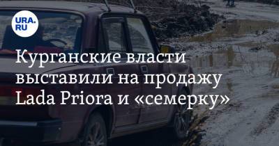 Курганские власти выставили на продажу Lada Priora и «семерку». Фото - ura.news - Россия - Курганская обл. - Камаз