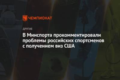 Алексей Морозов - Анастасий Павлюченков - Мария Ласицкене - Анжелика Сидорова - В Минспорта прокомментировали проблемы российских спортсменов с получением виз США - championat.com - Россия - США