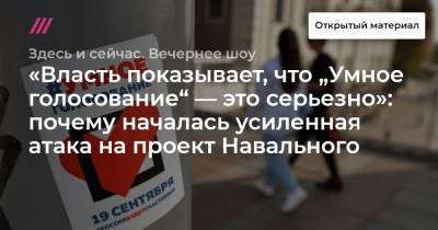 Михаил Виноградов - «Власть показывает, что „Умное голосование“ — это серьезно»: почему началась усиленная атака на проект Навального - tvrain.ru - Ставрополье