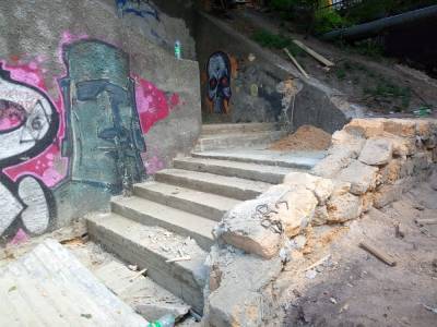 В Одессе ремонтируют одну из самых длинных лестниц (фото) - odessa-life.od.ua - Украина - Одесса