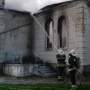 На Киевщине произошел пожар в церкви. Фото. Видео - reporter-ua.com - Украина - Киев - Киевская обл.