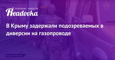 Кирилл Буданов - В Крыму задержали подозреваемых в диверсии на газопроводе - readovka.news - Россия - Украина - Крым - Херсон - район Симферопольский