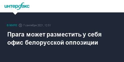 Милош Земан - Марья Колесникова - Светлана Тихановская - Якуб Кулганек - Прага может разместить у себя офис белорусской оппозиции - interfax.ru - Москва - Белоруссия - Вильнюс - Чехия - Минск - Прага