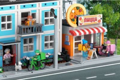 Lego - В Петербурге придумали конструктор LEGO-хрущевку с доставщиками еды - spb.mk.ru - Санкт-Петербург