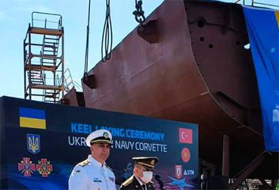 В Турции состоялась закладка корвета для ВМС Украины - bin.ua - Украина - Турция - Стамбул