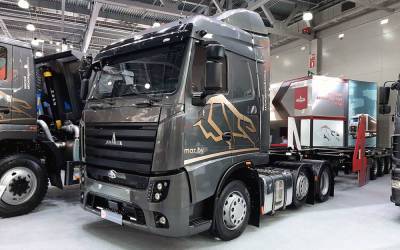 МАЗ выставил на Comtrans свой новый тягач - zr.ru