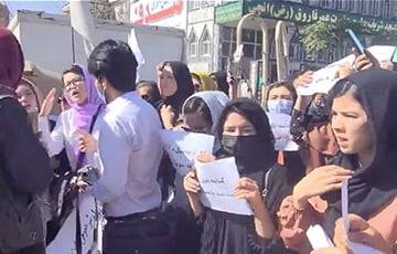 В Кабуле женщины вышли на акцию протеста - charter97.org - Белоруссия - Kabul