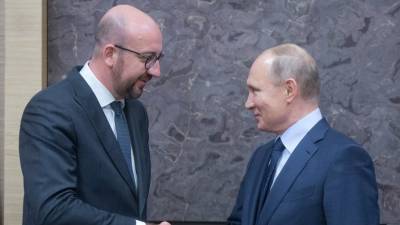 Владимир Путин - Шарль Мишель - Путин и глава Евросовета обсудили ситуацию на Украине - russian.rt.com - Россия - Украина - Киев - Донецк - Луганск