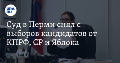 Суд в Перми снял с выборов кандидатов от КПРФ, СР и Яблока - ura.news - Россия - Пермь - Пермский край