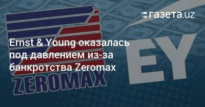 Ernst & Young оказалась под давлением из-за банкротства Zeromax - gazeta.uz - Узбекистан