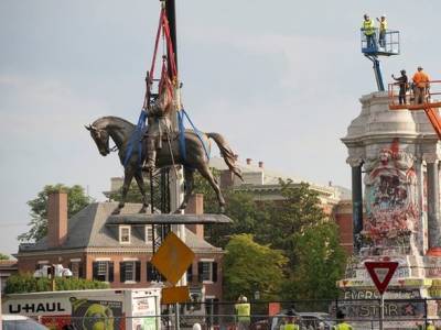 Судебное разбирательство длилось год: в США демонтировали статую американского генерала из-за расовой дискриминации - unn.com.ua - США - Украина - Киев