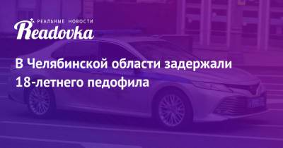 В Челябинской области задержали 18-летнего педофила - readovka.ru - Россия - Челябинская обл. - Копейск