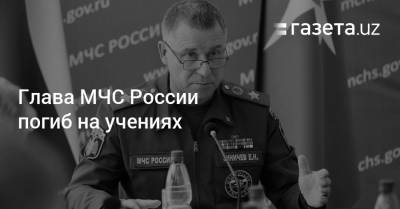 Евгений Зиничев - Маргарита Симоньян - Глава МЧС России погиб на учениях - gazeta.uz - Россия - Узбекистан
