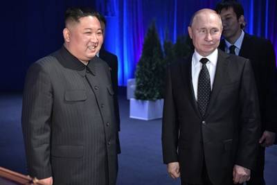 Владимир Путин - Ким Ченын - Путин поздравил Ким Чен Ына с годовщиной основания Северной Кореи - lenta.ru - Россия - КНДР