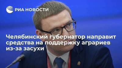 Алексей Текслер - Челябинским аграриям из-за засухи окажут дополнительную поддержку - smartmoney.one - Россия - Челябинская обл.