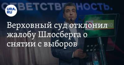 Лев Шлосберг - Верховный суд отклонил жалобу Шлосберга о снятии с выборов - ura.news - Москва - Псков