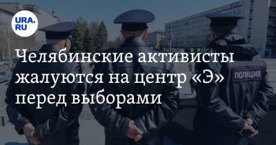 Челябинские активисты жалуются на центр «Э» перед выборами. Фото - ura.news - Челябинск
