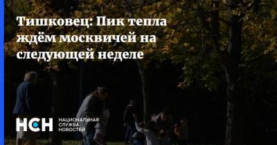 Евгений Тишковец - Тишковец: Пик тепла ждём москвичей на следующей неделе - nsn.fm - Москва