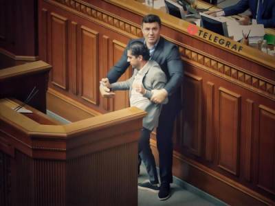 Давид Арахамия - Николай Тищенко - Тищенко о том, почему напал на Лероса в Раде: Говорил грязные вещи в адрес гаранта нашей Конституции - gordonua.com - Украина - Парламент