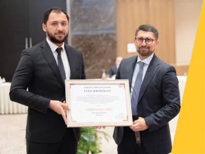 Yelo Bank наградили Сертификатом «Фонда Возрождения Карабаха» - trend.az - Азербайджан
