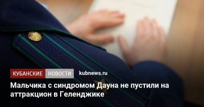 Мальчика с синдромом Дауна не пустили на аттракцион в Геленджике - kubnews.ru - Москва - Краснодарский край - Геленджик