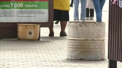 В центре Пензы деталь от старой стиральной машины заменила урну - penzainform.ru - Пенза