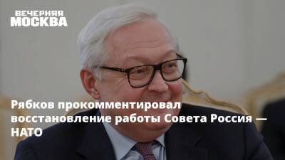 Сергей Рябков - Рябков прокомментировал восстановление работы Совета Россия — НАТО - vm.ru - Москва - Россия - США - Украина - Женева