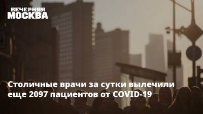 Анастасия Ракова - Столичные врачи за сутки вылечили еще 2097 пациентов от COVID-19 - vm.ru - Москва - Москва