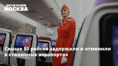 Свыше 80 рейсов задержали и отменили в столичных аэропортах - vm.ru - Москва - Москва