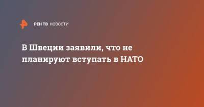 Андрей Мельник - Магдалена Андерссон - Швеция - В Швеции заявили, что не планируют вступать в НАТО - ren.tv - Россия - Украина - Германия - Швеция - Финляндия