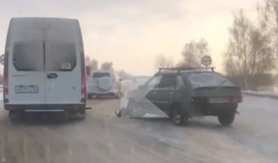 Легковой автомобиль попал в ДТП у села Дубровичи под Рязанью - 7info.ru - Рязань