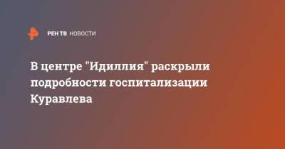 Леонид Куравлев - В центре "Идиллия" раскрыли подробности госпитализации Куравлева - ren.tv - РСФСР