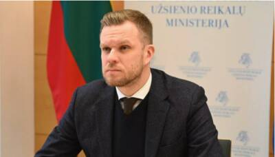 Габриэлюс Ландсбергис - Глава МИД Литвы обсудит с министрами ЕС ответ на давление Китая - obzor.lt - Китай - Германия - Франция - Литва - Вильнюс