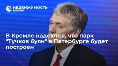 Владимир Путин - Дмитрий Песков - Александр Беглов - Борис Эйфман - В Кремле надеются, что парк "Тучков буян" в Петербурге будет построен - realty.ria.ru - Москва - Россия - Санкт-Петербург - Голландия - Санкт-Петербург