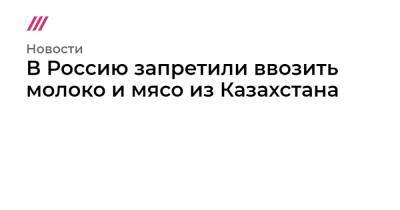 Касым-Жомарт Токаев - В Россию запретили ввозить молоко и мясо из Казахстана - tvrain.ru - Россия - Казахстан