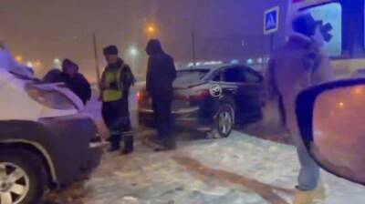 У перехода в Арбекове произошла авария с участием маршрутки - penzainform.ru - Пенза