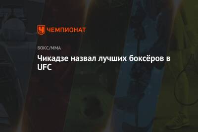 Максим Холлоуэя - Алексей Перейра - Чикадзе назвал лучших боксёров в UFC - championat.com - Грузия